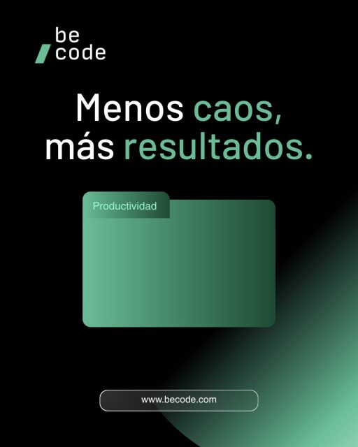 Trabajar mejor no va de correr más rápido, sino de ordenar, simplificar y tomar mejores decisiones.
Cuando el día a día fluye, los resultados llegan solos. 🚀

#Digitalizacion #optimización #CrecimientoEmpresarial
#TransformaciónDigital #BeCode